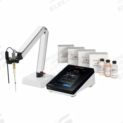 THERMO SCIENTIFIC pH Meter Kit: ORP/pH/Temp, pH Electrode Storage Sleeve and Base - Benchtop pH Meters