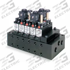 ARO Manifold: 6 Ports, Manifold/Plugs/Seals, 3/8 in Female NPT, 1/4 in Female NPT, 0°F to 180°F (MPN 118605-6). Key specifications — attr1089083: Plugs; attr1086904: Manifold; attr1086871: 118605-6.