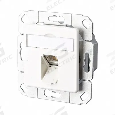 METZ CONNECT Wall Outlet: UPK, GD-Zn (Zinc Die-Cast), LSA Terminal Block x RJ45 - Voice & Data Housings, Panels & Connector Components