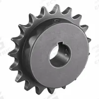 TSUBAKI Single Strand Sprocket: 50, For 5/8 in Chain Pitch, 1 in Bore Dia, 19 Teeth, Steel (MPN 50B19F-1). Key specifications — Brand: TSUBAKI.