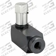 PARKER Hydraulic Flow Control Valve: 50 gpm Max Flow Rate, 1 in NPT, 1 in NPT, Steel, Control (MPN PCM1600S). Key specifications — attr1018158: Pressure; attr1018114: Rotary Knob; attr1018116: Steel; attr1018117: PARKER.