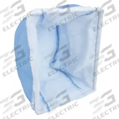 GRAINGER Cube Air Filter: 16 in x 25 in x 15 in, 1 Pockets, Synthetic, Blue/White, MERV 8 (MPN 2DXY9). Key specifications — Performance Rating: MERV 8; Brand: GRAINGER; Media Color: White; Frame or Header Material: Galvanized Steel; Media Material: Synthetic; Surface Tackifier: Yes.