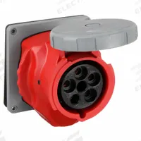 HUBBELL Pin and Sleeve Receptacle: Blue, 277/480V AC, Three Phase, 100 A, 4 Pole, 5 Wire (MPN HBLS5100R7W). Key specifications — Brand: HUBBELL.