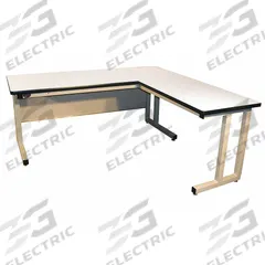 PRO-LINE L-Shaped Workbench: Fixed Ht, Laminate, 72 in x 30 in, 750 lb Overall Load Capacity, Beige (MPN CHDL7272PL-H11). Key specifications — Brand: PRO-LINE.