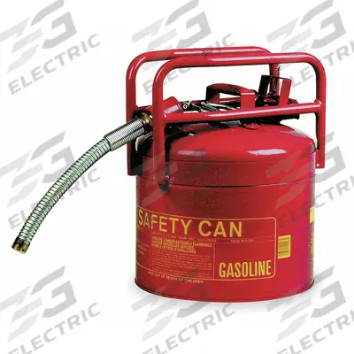 EAGLE Type II Safety Can: DOT-Approved, For Use With Flammables, 5 gal Capacity - Flammable Liquids Safety Cans