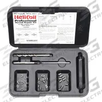 HELI-COIL Thread Repair Kit: Tanged Tang Style, Free-Running, #10-32 Thread Size, Stainless Steel (MPN 5402-3). Key specifications — Material Grade/Class: 18-8; Thread Direction: Right Hand; Insert Types Included: Helical Inserts; STI Tap Size: #10-32; Compatible Material: Metal; System of Measurement: Inch; Brand: HELI-COIL; Thread Type: Fine.