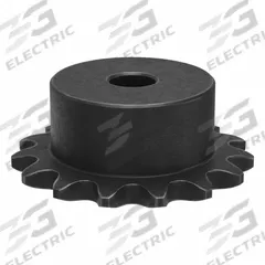 TRITAN Sprocket: One-Sided Hub, For Single Strands, 25, 15 Teeth, 1.202 in Pitch Dia, Steel (MPN 25B15H X 1/4 MPB). Key specifications — Brand: TRITAN.