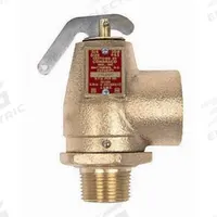 APOLLO Safety Relief Valve: MNPT x FNPT, 1 in x 1 in, 15 psi Max. Op Pressure, Cast Bronze (MPN 13202B15). Key specifications — Brand: APOLLO.