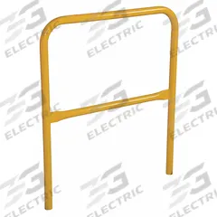 APPROVED VENDOR Handrail Section: Toe Board Not Included, 2 Rail Levels, 3 ft Overall Lg, Round (MPN VDKR-3). Key specifications — Product Type: Handrail Section; Brand: APPROVED VENDOR; Color: Yellow; Handrail Shape: Round; Material: Steel; Number of Rail Levels: 2.