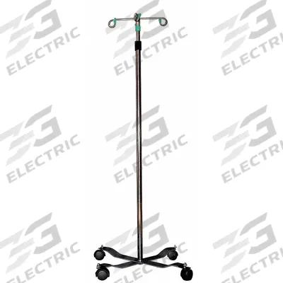 MEDSOURCE Pole: 4 Legs, 4 Hooks - Standard IV Poles