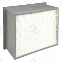 GRAINGER Minipleat Air Filter: 20 in x 24 in x 12 in, Fiberglass, Plastic, Single Header, MERV 14 (MPN 20HN71). Key specifications — Brand: GRAINGER; Frame or Header Material: Plastic; Media Material: Fiberglass.