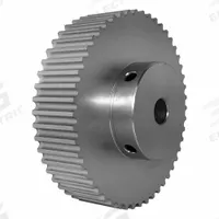 DAYTON Timing Pulley: Modified Curvilinear, Fixed, For GT Timing Belt Section, For 15 mm Belt Wd (MPN 50-5P15-6A6). Key specifications — Brand: DAYTON; Finish: Clear Anodized; For Belt Series: Powerhouse®.