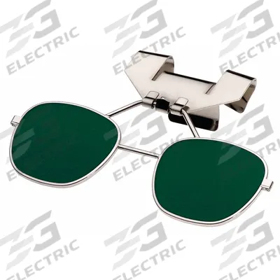 UVEX BY PIP Clip-On Eyewear: Green Lens Color, Scratch-Resistant, Clip-On Mounting - Honeywell Eye Shield Assemblies for Hard Hats & Helmets