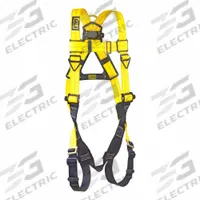 3M DBI-SALA Full Body Harness: 420 lb Wt Capacity, Vest Harness, Mating / Mating, Cam, Unisex, Steel (MPN 1103321). Key specifications — Manufacturer Part Number: 1103321; Brand: 3M DBI-SALA; D-Ring Locations: Back; Harness App: General Use; Harness Color: Yellow; Includes Padding: No; Industry: Oil and Gas; RFID Equipped: Yes.