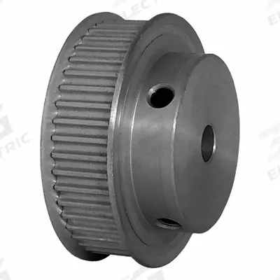 Dayton Timing Pulley: Modified Curvilinear, Fixed, For GT Timing Belt Section - GT Section Fixed-Bore Timing Pulleys with Hub
