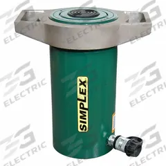 SIMPLEX Cylinder: Single Acting, 100 ton Nominal Capacity, 10 in Nominal Stroke Lg, Steel (MPN R10010). Key specifications — attr98927: SIMPLEX.