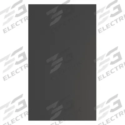 ASI GLOBAL PARTITIONS Partition Panel: Phenolic, Matte, Black, 58 in Ht, 34 in Wd - Panels & Panel Posts for Bathroom Partitions