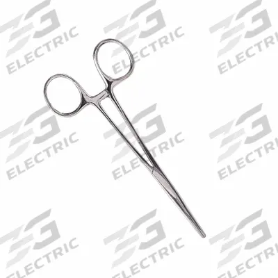 MABIS Kelly Forcep: Stainless Steel, 5 1/2 in Overall Lg - Kelly Hemostatic Forceps