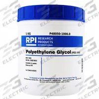 RPI Polyethylene Glycol (PEG 1000): 1 kg Volume, Solid, Plastic (MPN P48050-1000.0). Key specifications — Form: Solid; Brand: RPI; Chemical Grade: Lab; Container Material: Plastic.