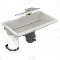 BRADLEY Bathroom Sink Kit: Antarctic, Evervo®, 24 in Overall Lg, 14 1/2 in Overall Wd, Sensor (MPN WB2-WB-ER1-0050). Key specifications — Includes: Stainless Steel Access Panel; Brand: BRADLEY; Color: Antarctic; Sink Material: Evervo®.