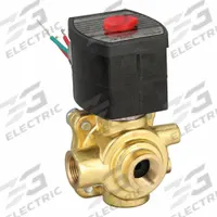REDHAT Solenoid Valve: 4-Way, 3/8 in Pipe Size, 120V AC, Explosion Proof/Watertight, NAMUR Mount (MPN EF8342G003). Key specifications — Pipe Size: 3/8 in; Voltage: 120V AC; Brand: REDHAT; Coil Enclosure: Explosion Proof.