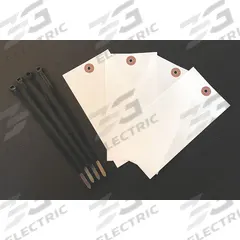 QUALITY RESOURCE GROUP Shipping Tag: #4, 4 in Tag Ht, 2 in Tag Wd, White, Tyvek, Plain Tag, 100, PK (MPN T612-W). Key specifications — Tag Color: White; Tag Material: Tyvek; Card Stock Thickness: 7 Points; Brand: QUALITY RESOURCE GROUP.