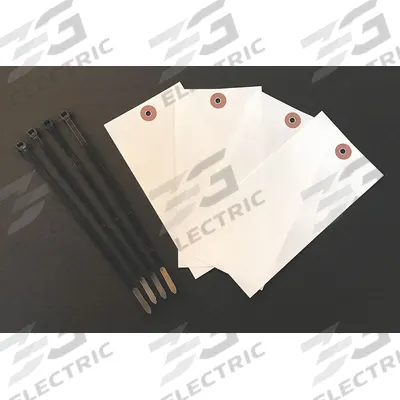QUALITY RESOURCE GROUP Shipping Tag: #4, 4 in Tag Ht, 2 in Tag Wd, White, Tyvek, Plain Tag, 100 - Colored Tyvek Shipping Tags