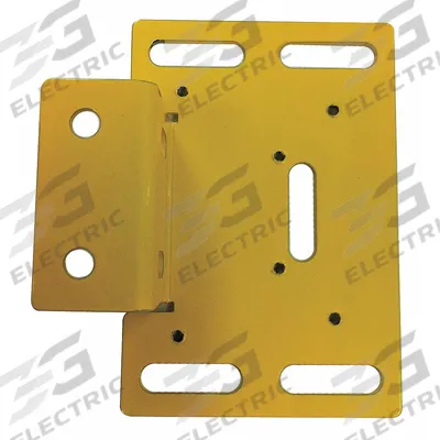 SAF-T-FENCE Interlock Mounting Plate: Yellow, SAF-H3458-SL/SAF-H3482-SL/SAF-H4658-SL - Interlock Plates for High-Strength Components