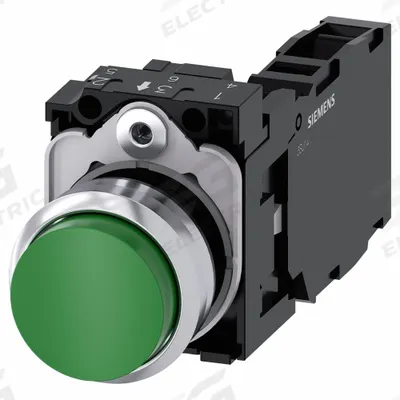 Siemens Extended Push Button Operator: Non-Illuminated, Extended Profile, Non-Metallic - Extended-Length Push Buttons