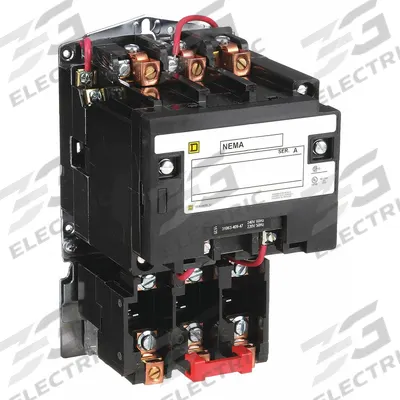 SQUARE D Magnetic Motor Starter: Non-Reversing, 3 Poles, NEMA Size 2, 45 A - Non-Reversing Starters with Thermal Overloads