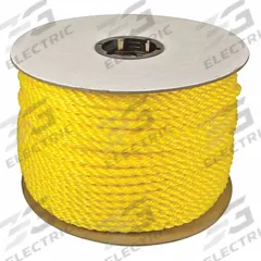 APPROVED VENDOR General Purpose Utility Rope: Twisted, 3/8 in Dia, 430 lb Working Load Limit, Yellow (MPN 350120-YEL-00600-R0283). Key specifications — Brand: APPROVED VENDOR; Rope Type: Dynamic.
