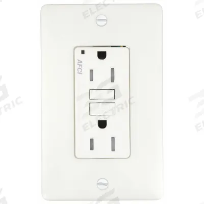 HUBBELL Receptacle: Duplex, 5-15, White, 125V AC, 15 A, 2 Pole / 3 Wire (MPN AFR15TRW) - General Purpose Receptacles
