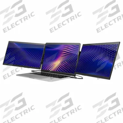 LUXOR Portable Monitor: 13.3 in Diagonal Screen Size, 3/4 in Dp, 7 3/8 in Ht - Portable Monitors