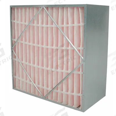 GRAINGER Rigid Cell Air Filter: 24 in x 24 in x 12 in, Fiberglass, No Header - MERV 13 Rigid Cell Air Filters