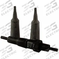 MERSEN In-Line Fuse Holder: Non-Rejection Block Style, 1 Pole, 600 V AC Rating, 600 V DC Rating (MPN FEB-11-11-BA). Key specifications — Compatible Fuse Series: TRM; Brand: MERSEN.