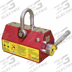 TECHNIKS Lifting Magnet: 660 lb Max Load Capacity, 660 lb Max Flat Load Capacity, On/Off Handle (MPN ELM-300). Key specifications — Brand: TECHNIKS; Manufacturer Part Number: ELM-300.