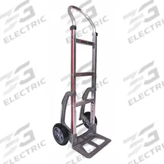 MAGLINER General Purpose Hand Truck: 500 lb, Flow-Back, Silver, Aluminum, Tread on Core, Rubber (MPN HMK111AAA5). Key specifications — Brand: MAGLINER.