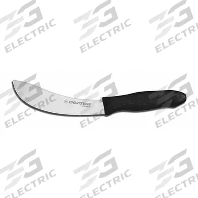 DEXTER RUSSELL Butcher/Skinning Knife: Honed, 11 in Overall Lg, Steel Blade, Black Handle - Skinning Knives