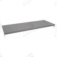 TENNSCO Shelf: 48 in Overall Wd, 18 in Overall Dp, Solid Shelf, 22 ga, Gray, 500 lb Shelf Capacity (MPN Q2-4818). Key specifications — attr37155: Gray; attr37156: Epoxy Coated; attr55828: Shelf; attr37160: Steel; attr33654: TENNSCO.
