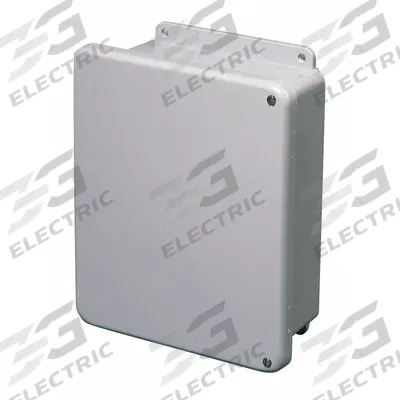 WIEGMANN Enclosure: Fiberglass, 10 in x 8 in x 6 in, NEMA 1/12/3R/4X, Solid Cover - Nonmetallic Enclosures