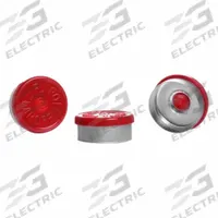 Lab Bottle Caps: 20 mm Dia, Green, Aluminum, Unlined, Autoclavable, 1,000 Closures Included, Colored (MPN 73845D-20). Key specifications — Closure Type: Flip Cap; Clarity: Colored; Septa Included: No; Vented: No; Brand: KIMBLE; Closure Color: Green; Closure Liner Material: Unlined.