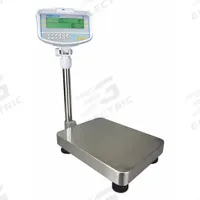 ADAM EQUIPMENT Industrial Bench Scale: 11 7/8 in x 15 3/4 in, 35 lb Wt Capacity - Imperial (MPN GBC 35a). Key specifications — Connection Ports: RS-232; Readability: 0.5 g/0.001 lb; Brand: ADAM EQUIPMENT; Weighing Surface Material: Stainless Steel.