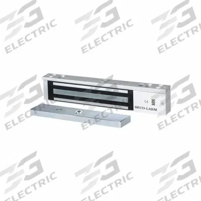 SECO-LARM Electromagnetic Lock: 9 7/8 in Lg, 1 in Wd - Single-Door Magnetic Locks