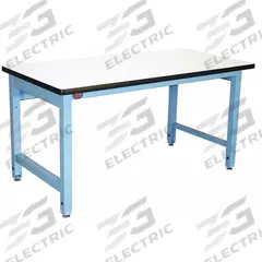 PRO-LINE Workbench: Adj Ht, Laminate, 72 in x 36 in, 5,000 lb Overall Load Capacity, Blue (MPN HD7236P-L14/HDLE-6). Key specifications — Brand: PRO-LINE.