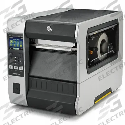 ZEBRA Desktop Printer: Direct Thermal/Thermal Transfer, ZT600, 6.6 in Max. Print Wd - Up to 5,000 Labels per Day