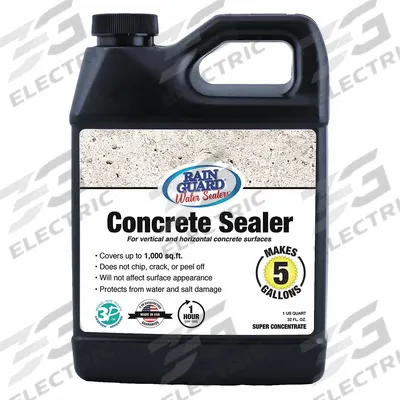 RAINGUARD Sealer: Sealer, Exterior/Interior, Water, 1 qt Container Size, Clear - Concrete & Paver Sealers