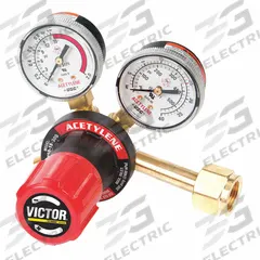 VICTOR Gas Regulator: Single Stage, CGA 300 Inlet, 9/16"-18 LH Outlet, 15 psig, Neoprene Diaphragm (MPN 0781-9406). Key specifications — Brand: VICTOR; Manufacturer Part Number: 0781-9406; Diaphragm Material: Neoprene; Outlet Connection: 9/16"-18 LH; Inlet Connection: CGA 300.