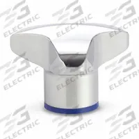 JW WINCO Hand Knob: 3 Point, Stainless Steel, M6x1 Thread, 1.57 in Dia, Silver (MPN 5445-40-M6-PL-H). Key specifications — Brand: JW WINCO.