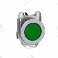 SCHNEIDER ELECTRIC Pilot Light: 30 mm Panel Mounting Size, Green, LED, XB4 Series (MPN XB4FVB3). Key specifications — Series: XB4; Brand: SCHNEIDER; Includes Push-To-Test: No Push-To-Test Included.