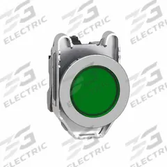 SCHNEIDER ELECTRIC Pilot Light: 30 mm Panel Mounting Size, Green, LED, XB4 Series (MPN XB4FVB3). Key specifications — Series: XB4; Brand: SCHNEIDER; Includes Push-To-Test: No Push-To-Test Included.